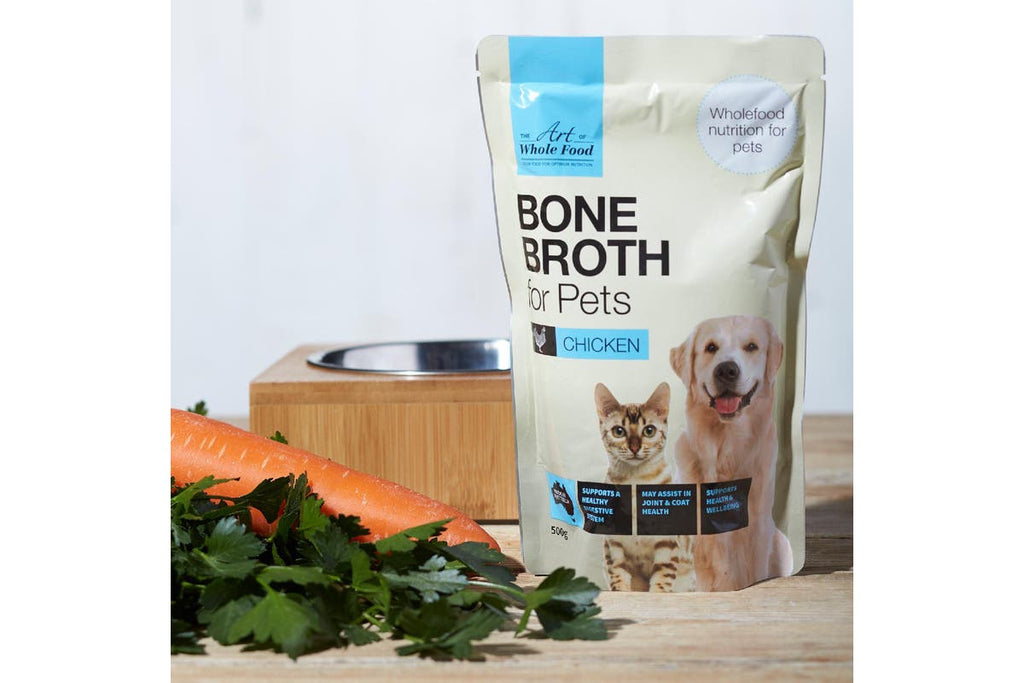 Art of Whole Food Chicken Bone Broth For Pets 500G - Carton of 8