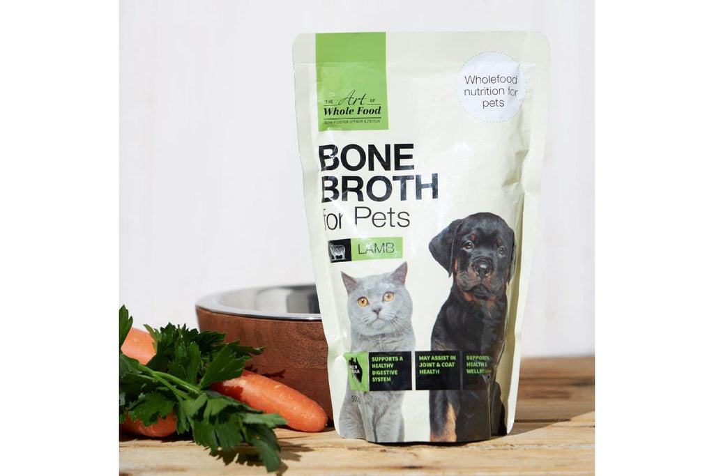 Art of Whole Food Lamb Bone Broth For Pets 500G - Carton of 8