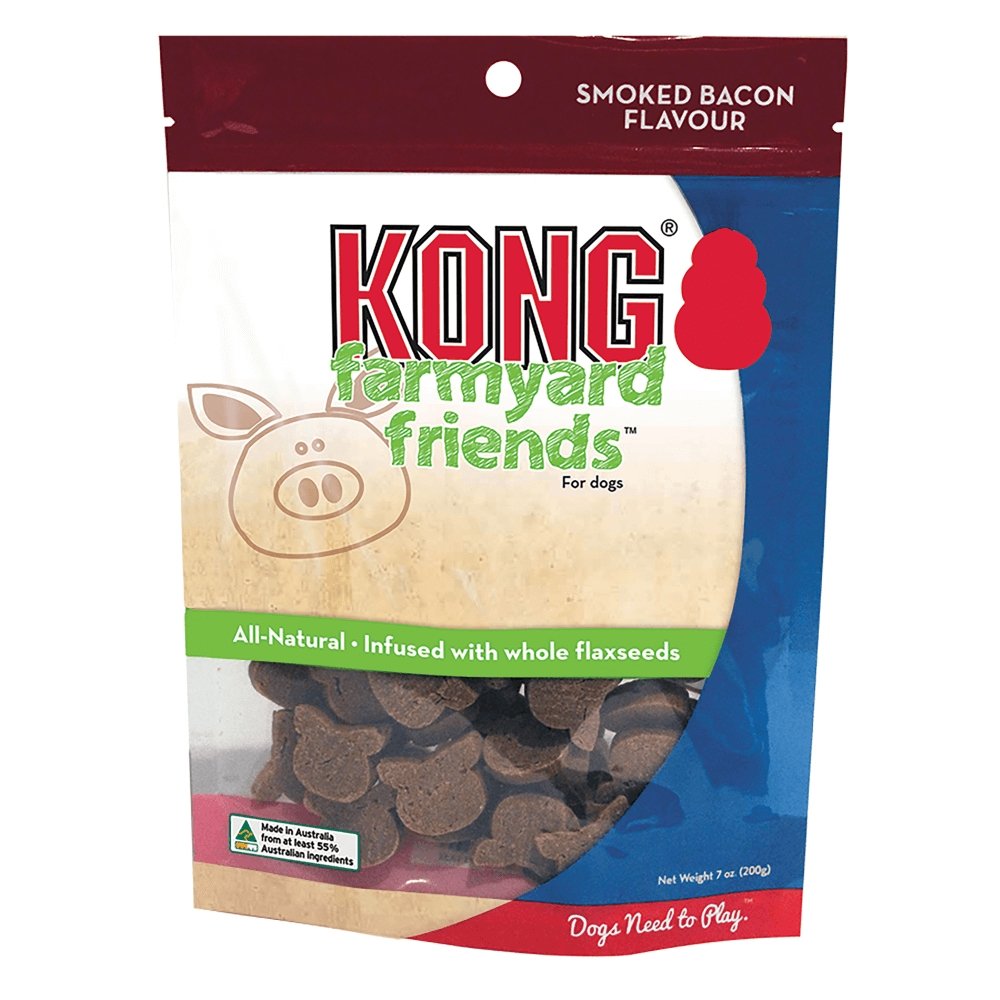 KONG Farmyard Friends Bacon Biscuit Treat