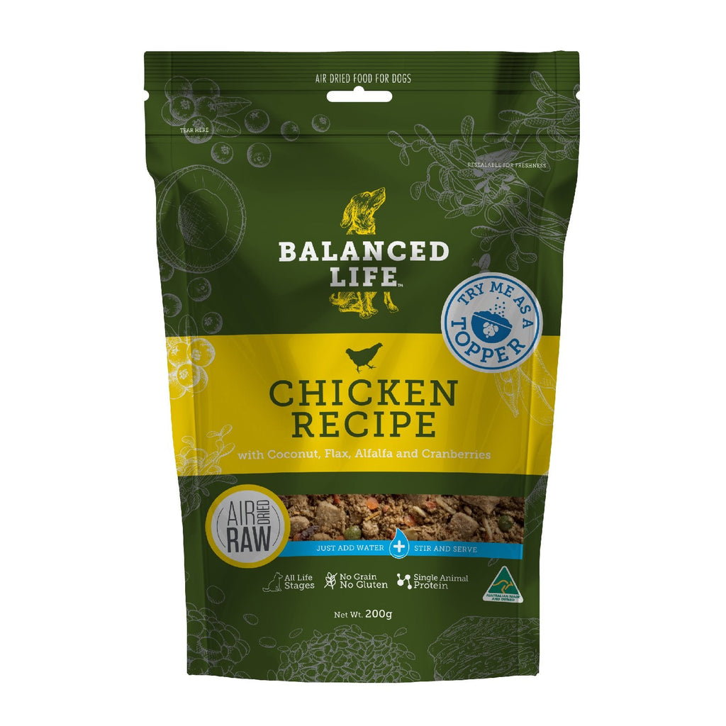 Balanced Life Air Dried Dog Food - Chicken 200g