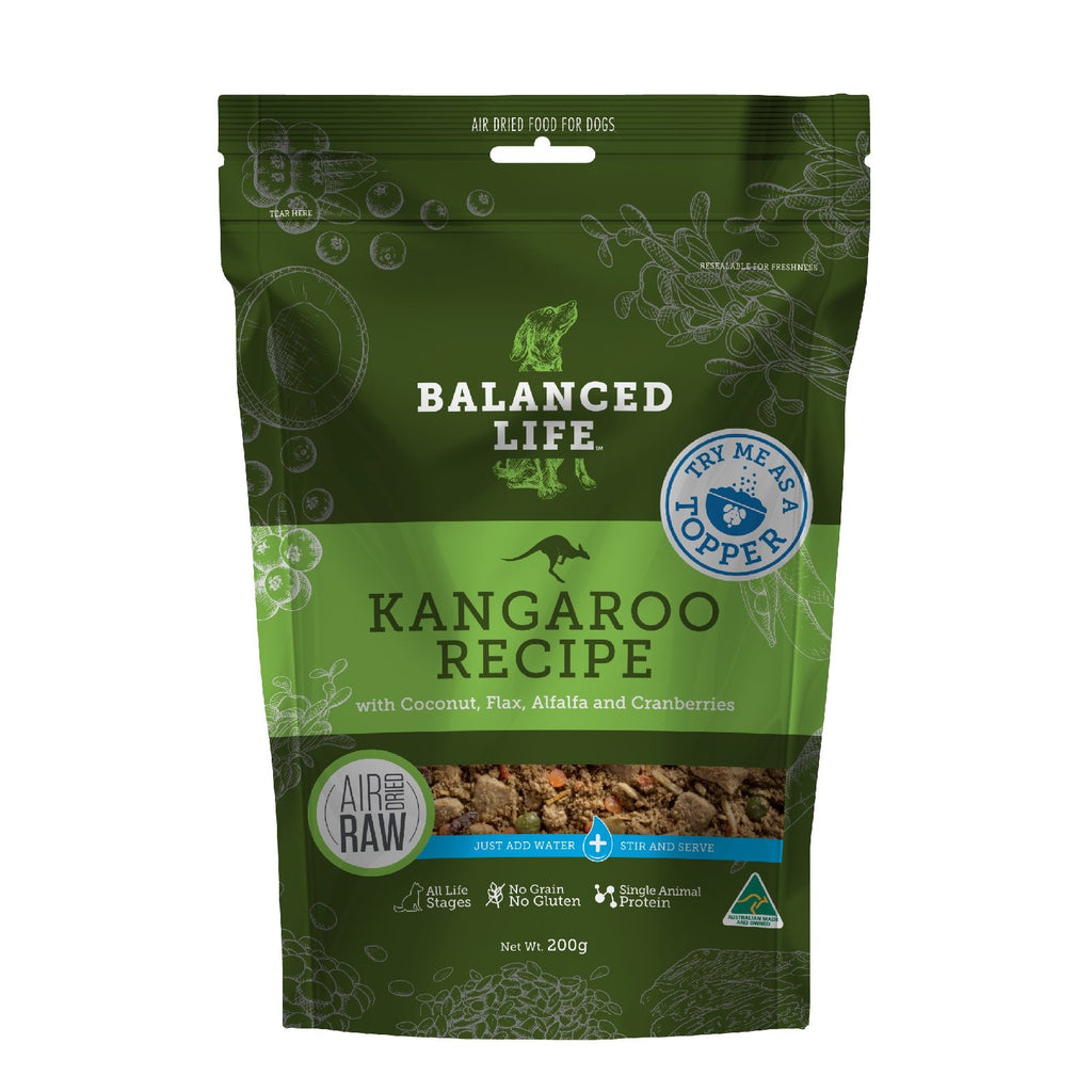 Balanced Life Air Dried Dog Food - Kangaroo - 200g