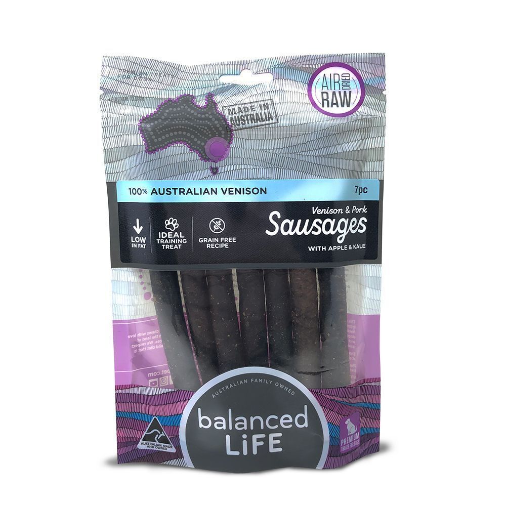 Balanced Life Crocodile & Salmon Sausage Dog Treat 7-Piece Pack