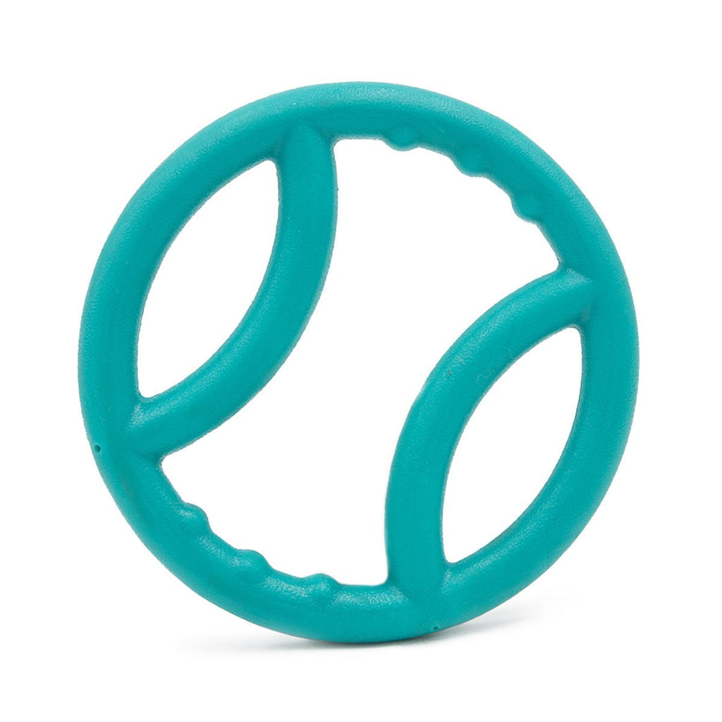 Zippy Paws ZippyTuff TPR Squeaker Ring Tug Dog Toy - Teal