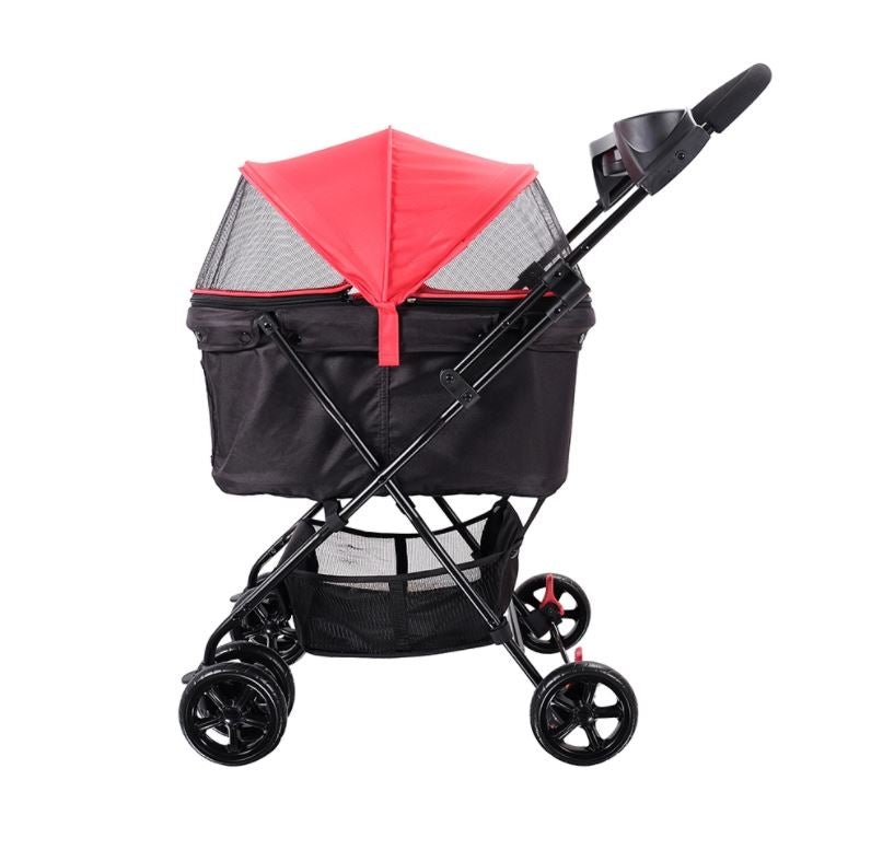 Ibiyaya Easy Strolling Pet Buggy - Rouge Red