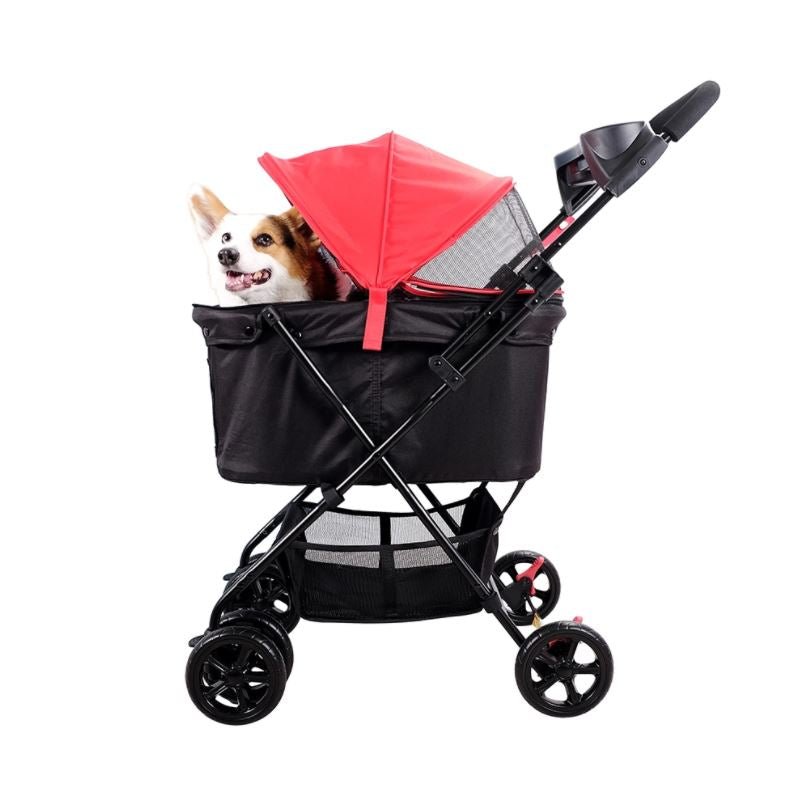 Ibiyaya Easy Strolling Pet Buggy - Rouge Red