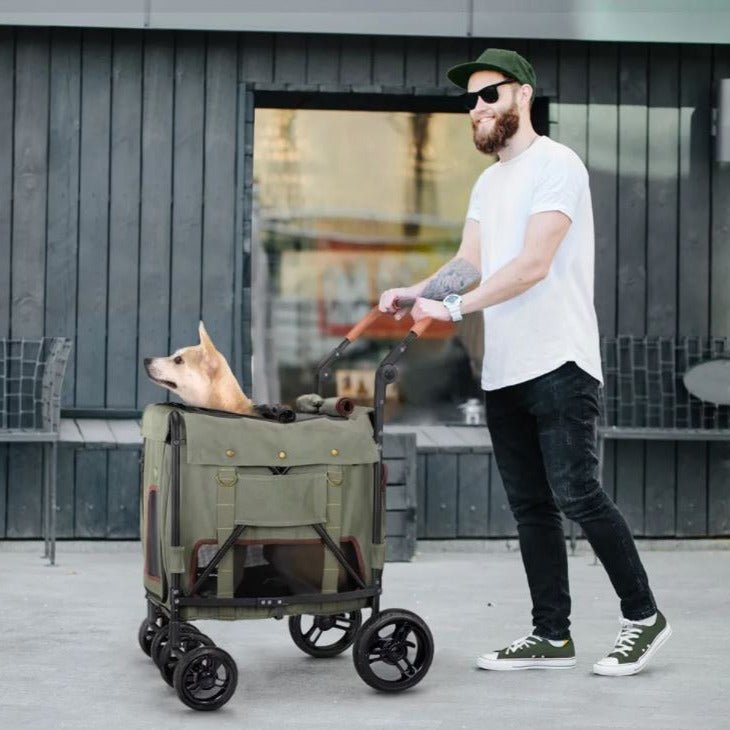 Ibiyaya Gentle Giant Pet Wagon - Army Green