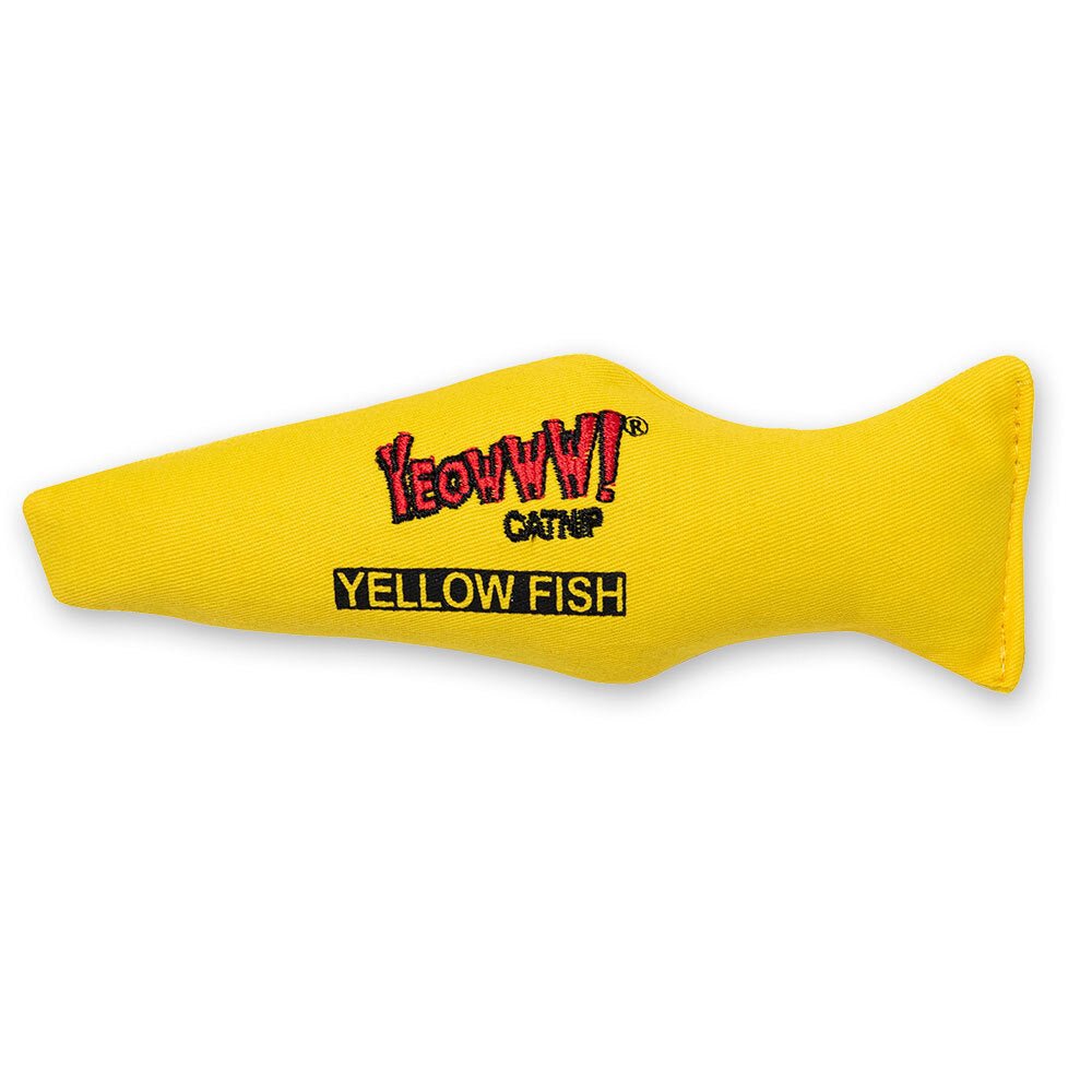 Yeowww! Cat Toys with Pure American Catnip - Fish - Assorted Colours