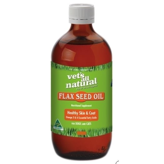 Vets All Natural Flax Seed Oil for Cats and Dogs - 200ml