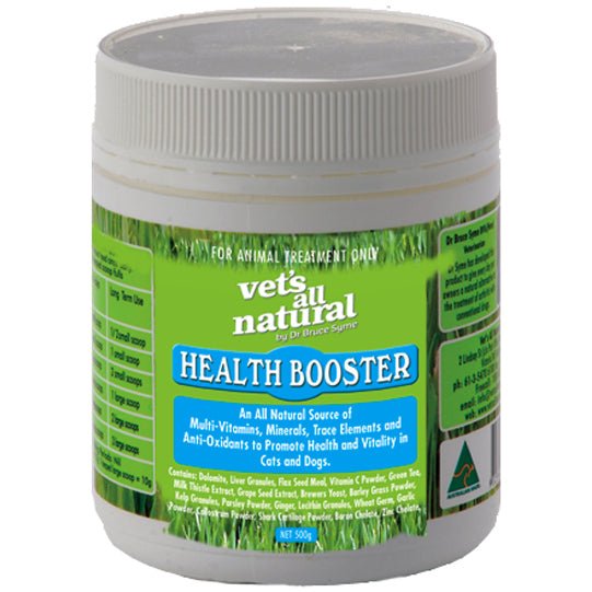 Vets All Natural Health Booster Multivitamin Nutritional Supplement for Cats & Dogs - 500g