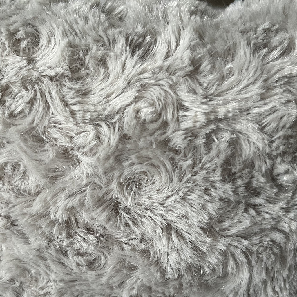 PaWz Calming Soft Plush Washable Dog Cat Bed - Grey - S