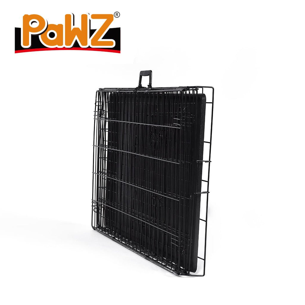 PaWz Pet 36" Dog Crate - Black