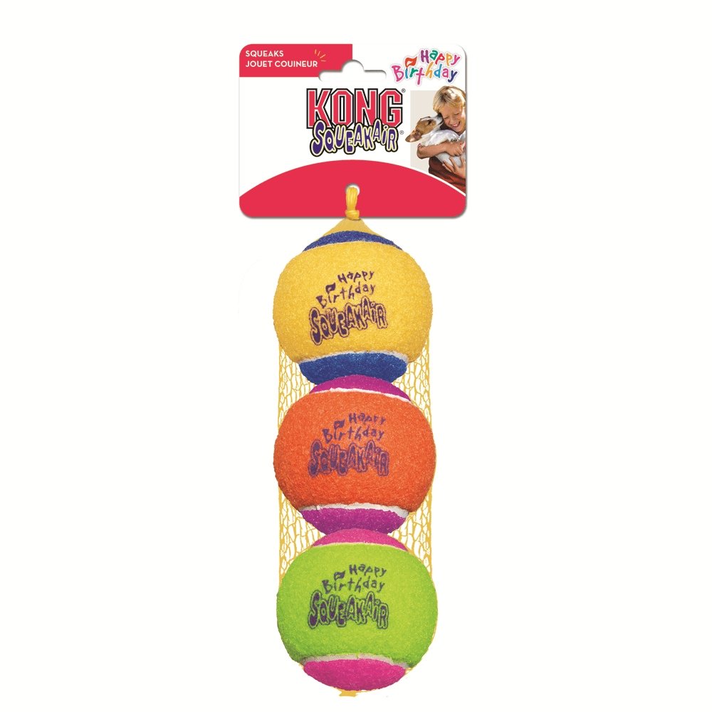 KONG Airdog Squeaker Birthday Balls