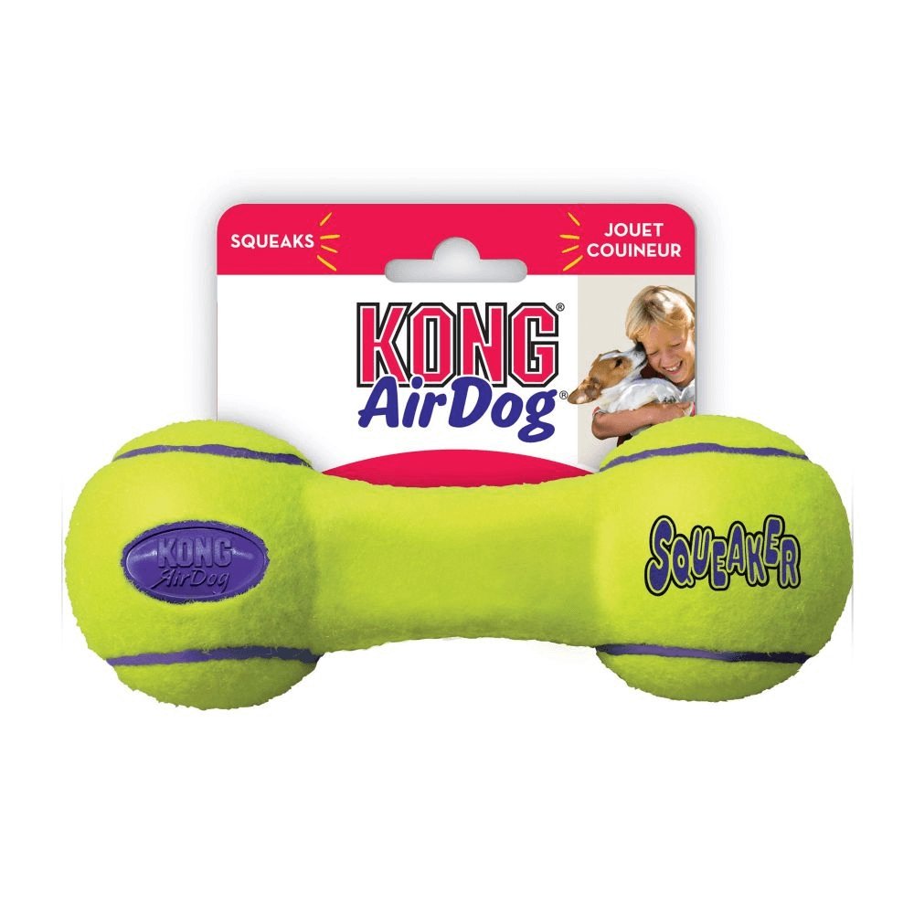 KONG Airdog Squeaker Dumbbell - Various Sizes - 3 Units