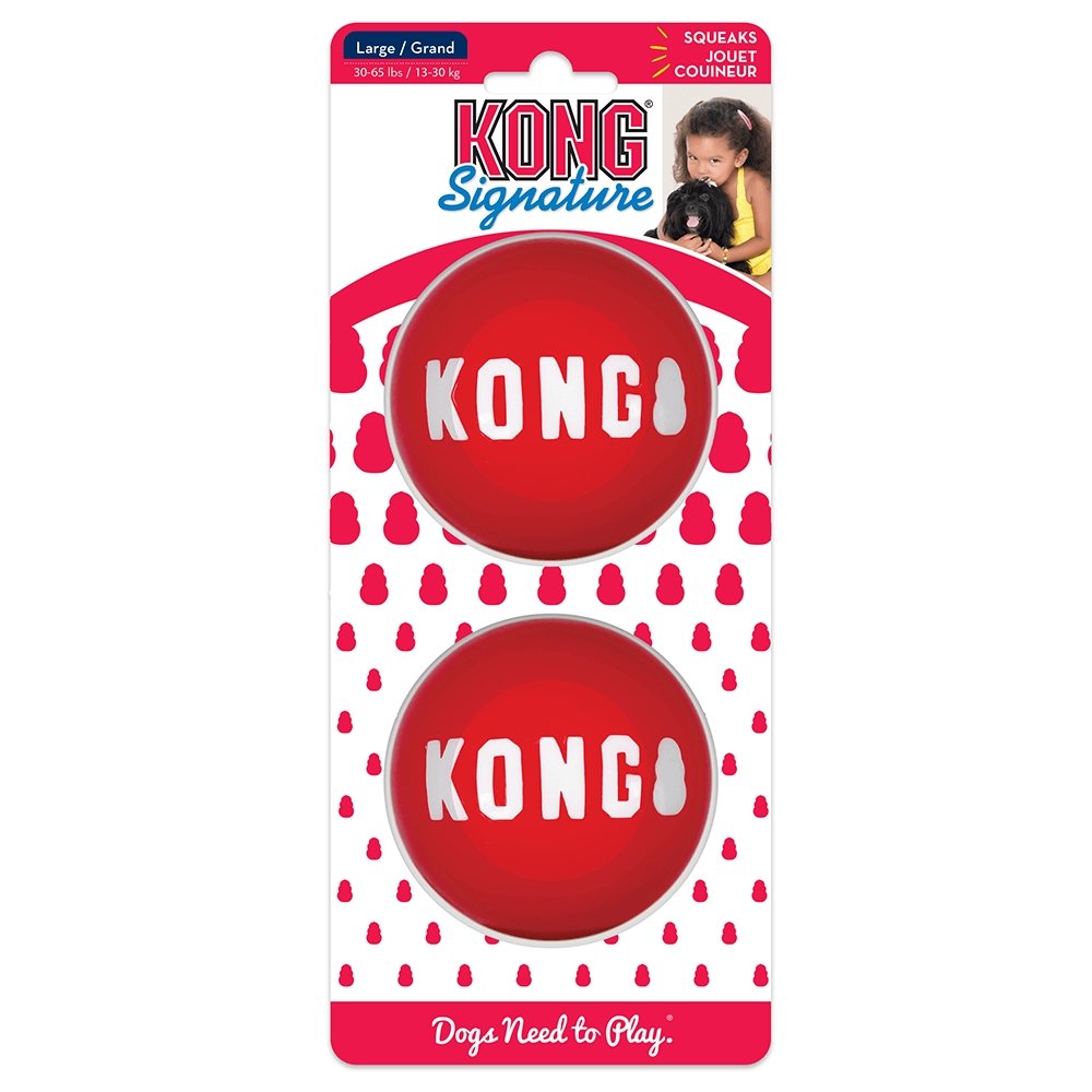 KONG Signature Balls (Assorted Sizes/Packs)