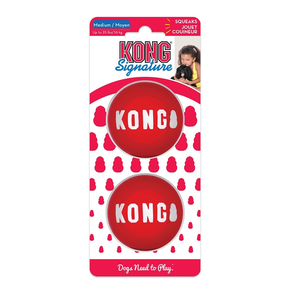 KONG Signature Balls (Assorted Sizes/Packs)