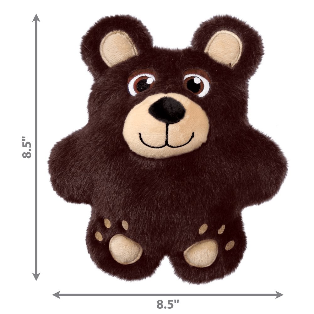 KONG Snuzzles Bear Dog Toy - 3 Units
