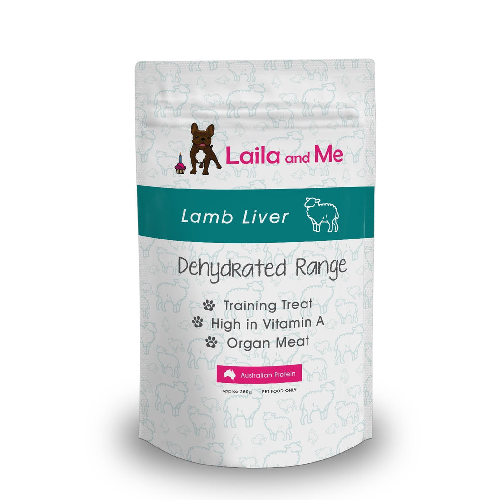 Laila & Me Dehydrated Lamb Liver Cat & Dog Treats - 250g