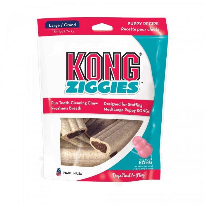 KONG Stuffn Puppy Ziggies - Small - 4 Units