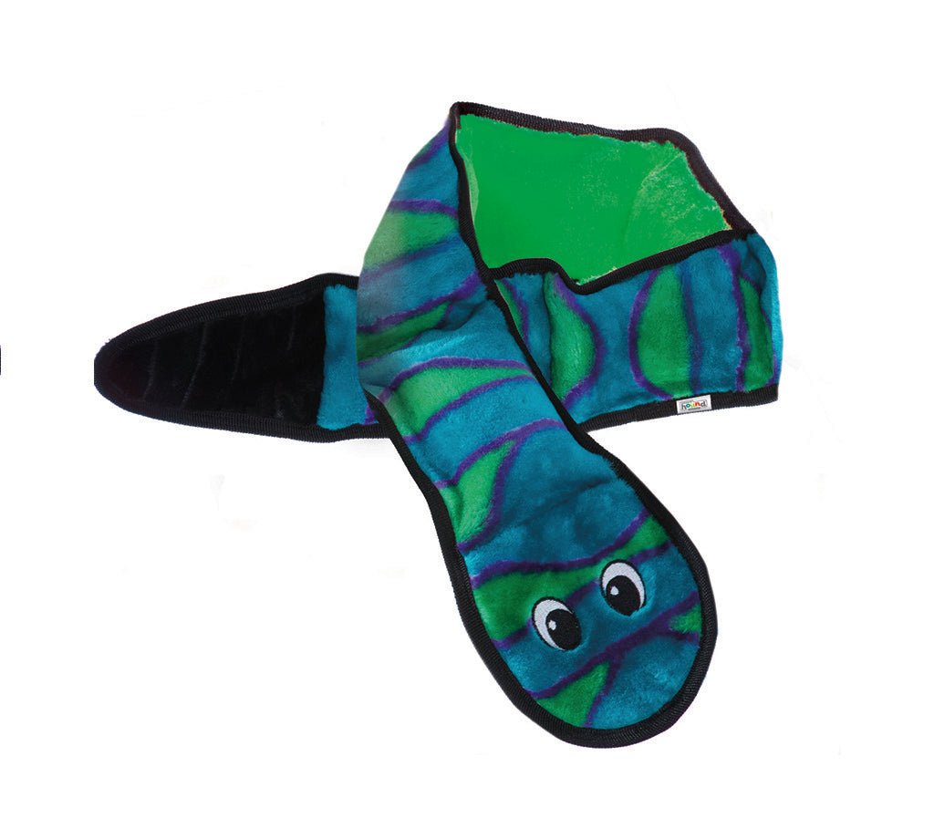 Outward Hound Invincible Snake - Blue/Green