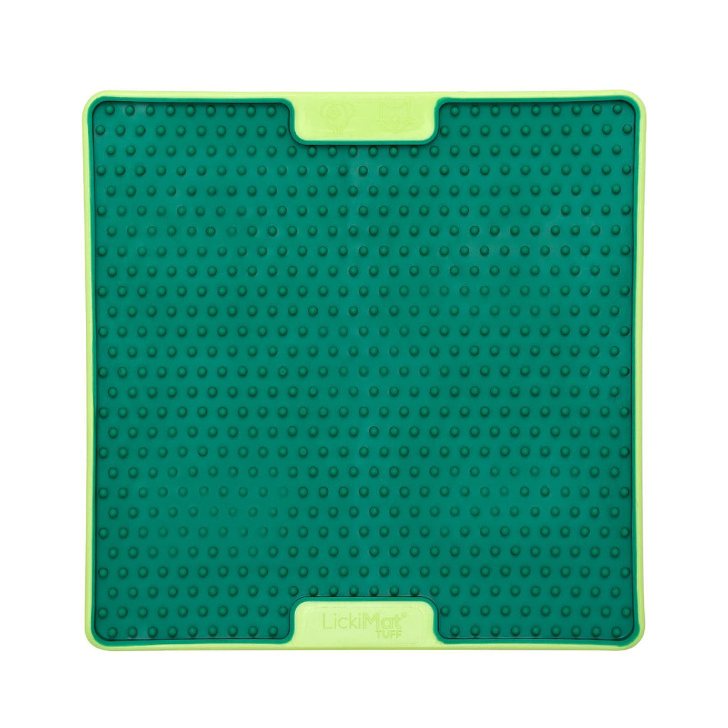 LickiMat Soother PRO Tuff Slow Food Licking Mat for Dogs - Green