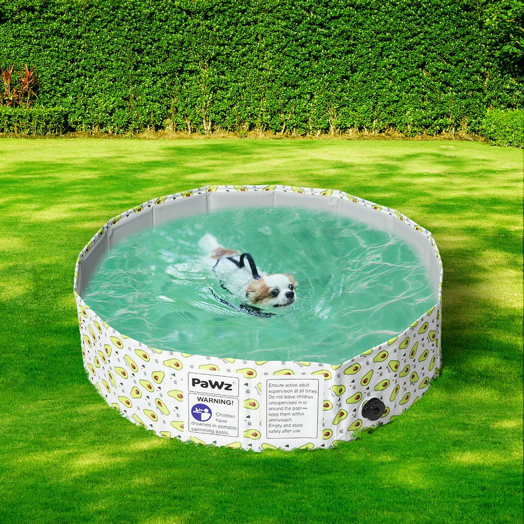 PaWz 80cm Pet Dog Swimming Pool - Avocado