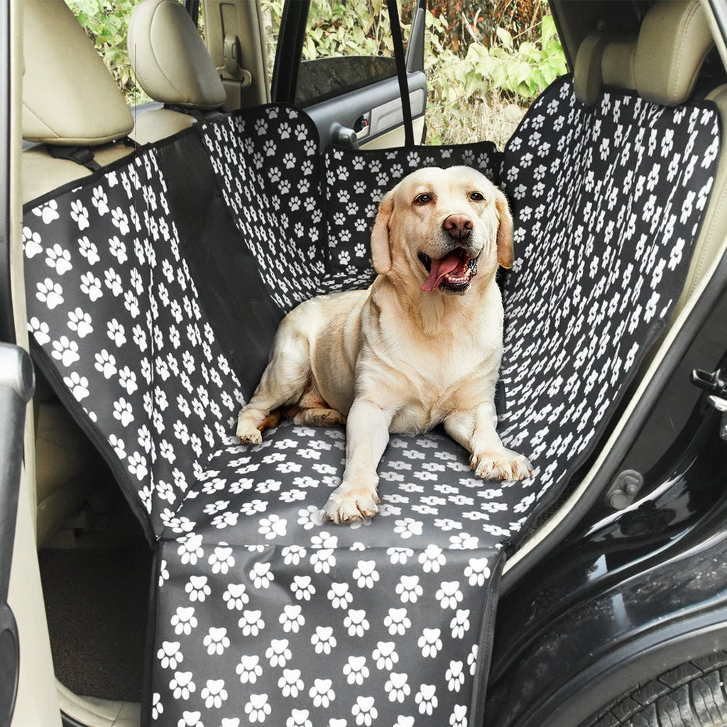 PaWz Pet Back Car Seat Cover Hammock - Black - L