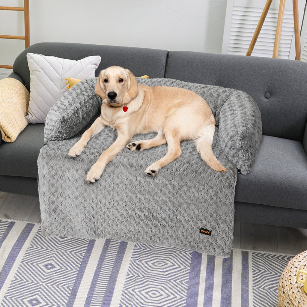 PaWz Dog Couch Protector Furniture Cushion - Grey - XL