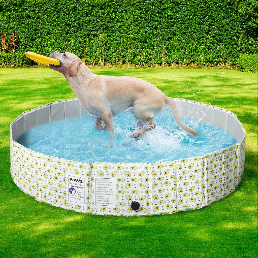 PaWz 120cm Pet Dog Swimming Pool - Avocado