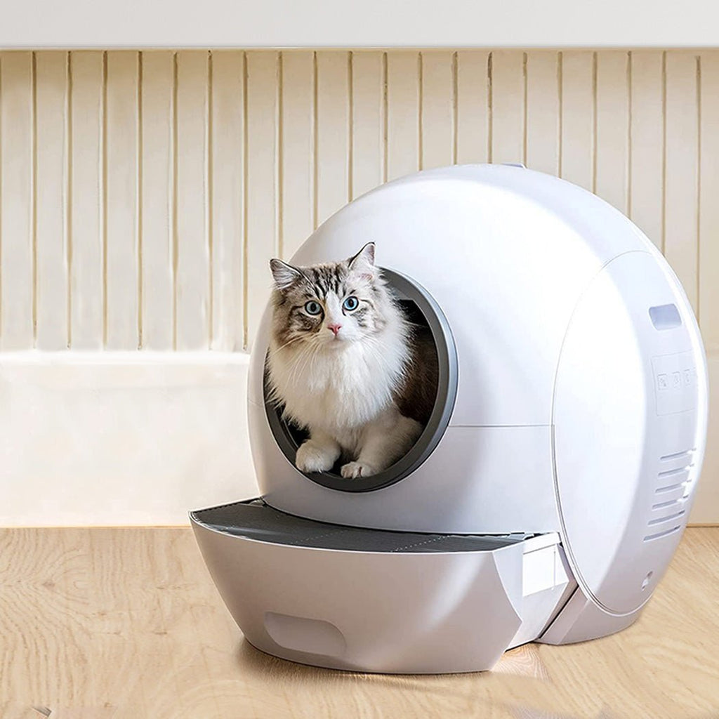 PaWz Automatic Smart Self-Cleaning Cat Litter Box with App Remote Control - Large
