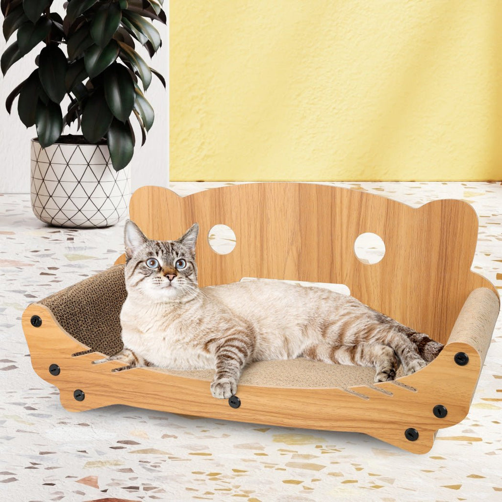 PaWz Cat Corrugated Cardboard Scratcher Bed