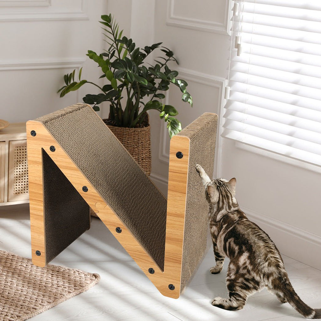 PaWz Cat Corrugated Cardboard Scratcher Post