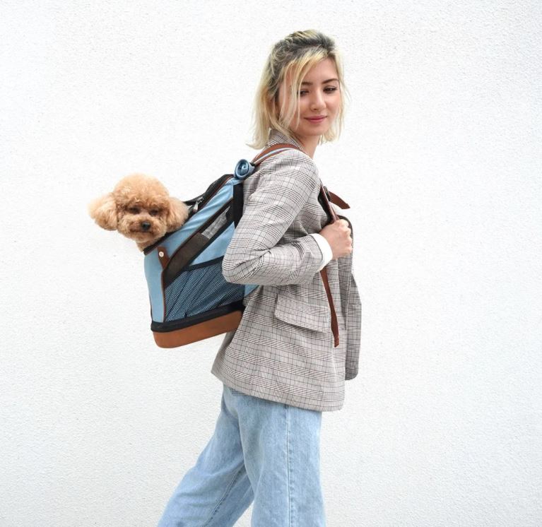 Ibiyaya New Denim Fun Lightweight Pet Backpack