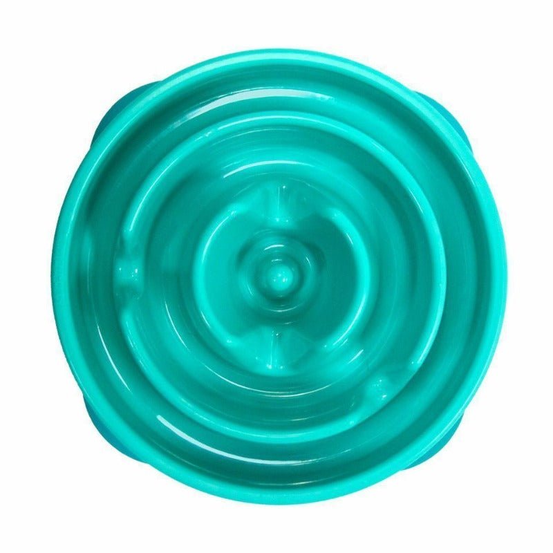 Outward Hound Fun Feeder Slow Bowl - Teal