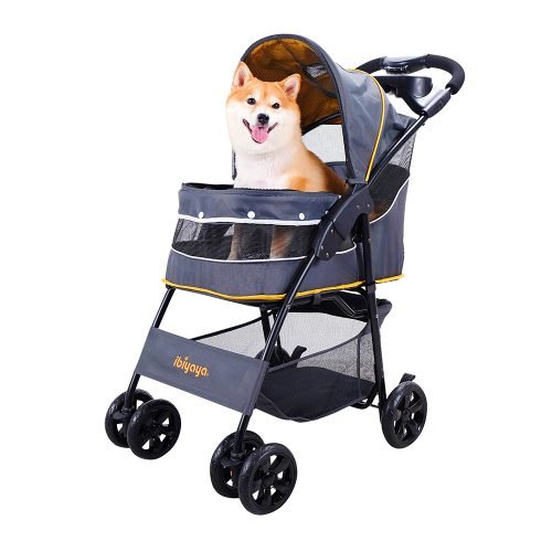 Ibiyaya Cloud 9 Pet Stroller - Mustard Yellow