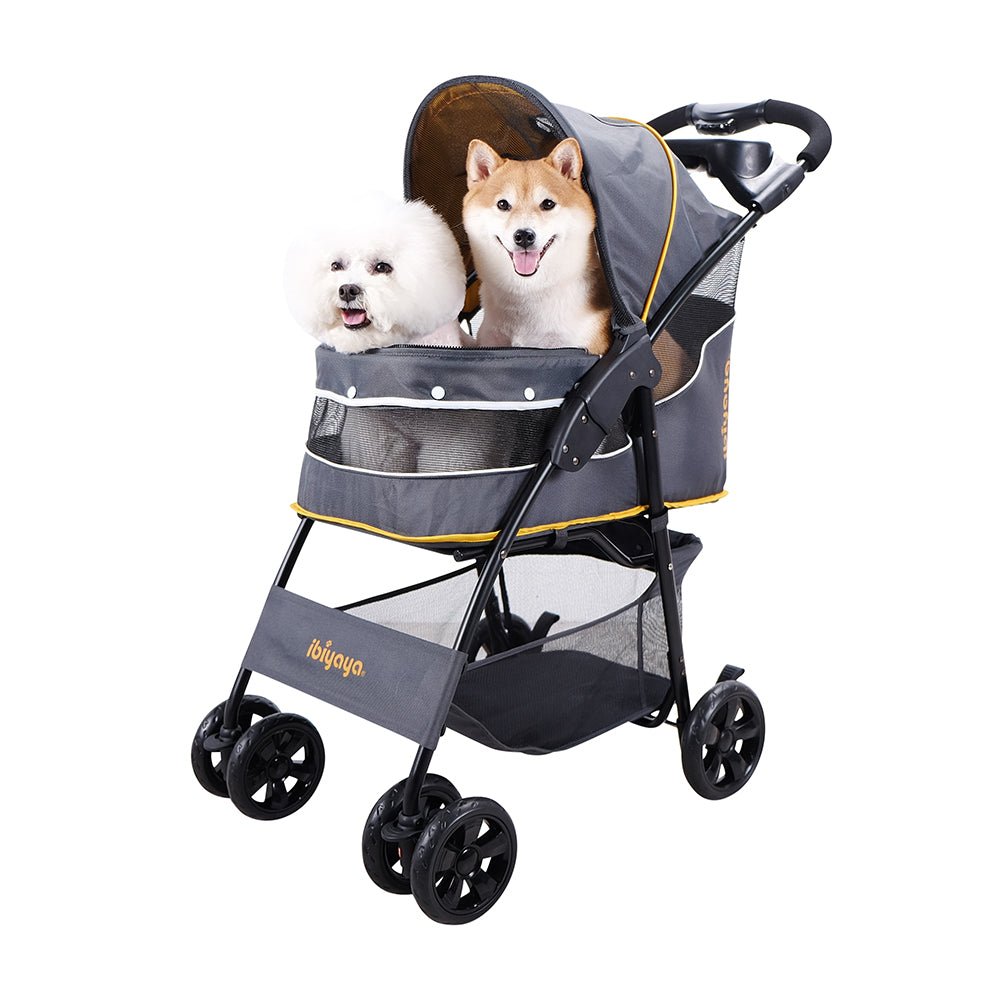 Ibiyaya Cloud 9 Pet Stroller - Mustard Yellow