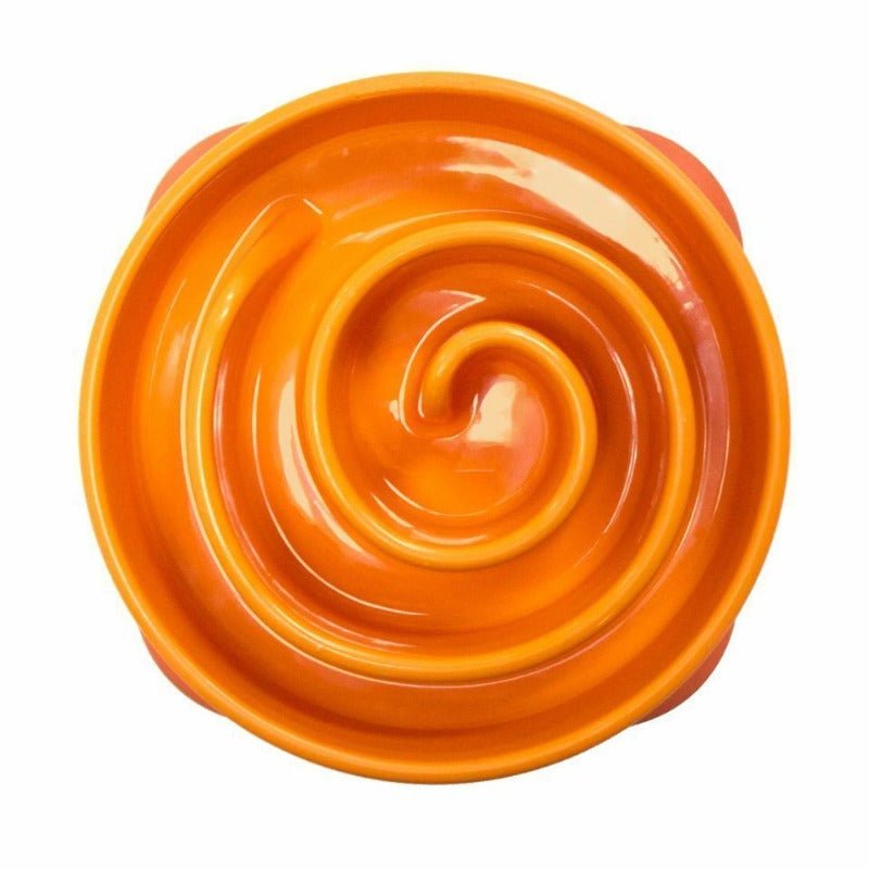 Outward Hound Fun Feeder Slow Bowl - Orange