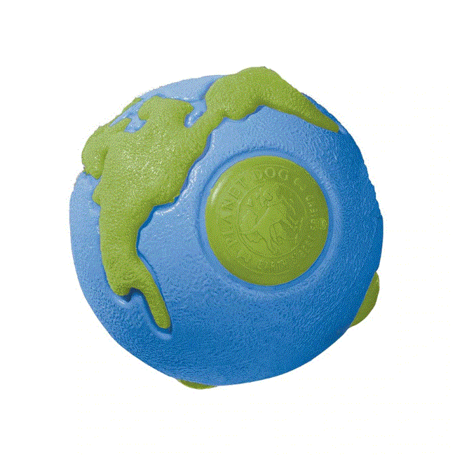 Planet Dog Orbee Blue Green Ball