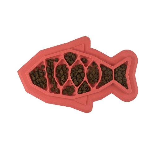 Petstages Fishie Fun Feed Mat - Pink