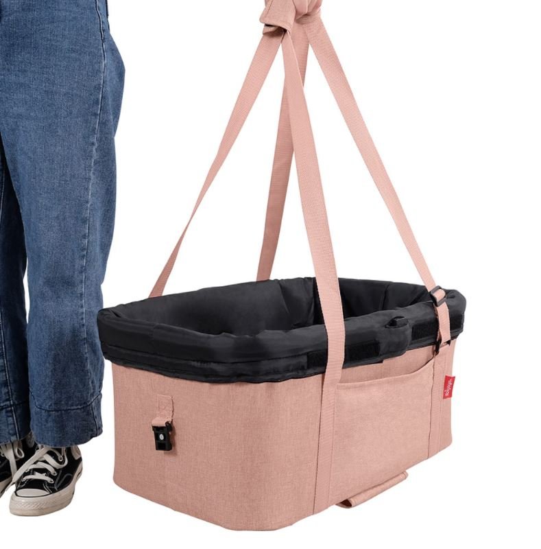 Ibiyaya CLEO Multifunction Pet Stroller & Car Seat Travel System - Coral Pink