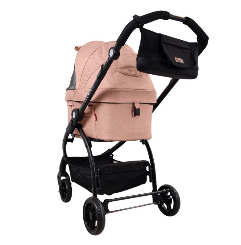 Ibiyaya CLEO Multifunction Pet Stroller & Car Seat Travel System - Coral Pink
