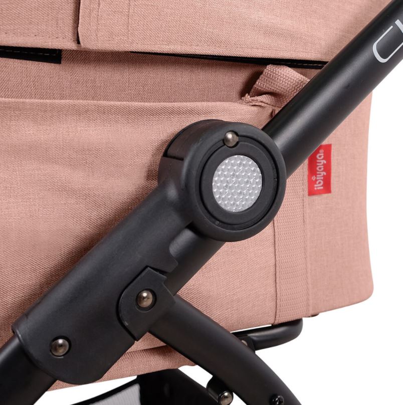 Ibiyaya CLEO Multifunction Pet Stroller & Car Seat Travel System - Coral Pink
