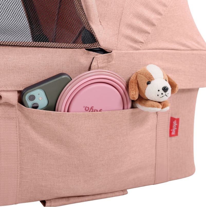 Ibiyaya CLEO Multifunction Pet Stroller & Car Seat Travel System - Coral Pink