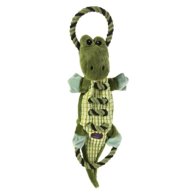 Charming Pet Ropes-A-Go-Go Jungle Gator Dog Toy