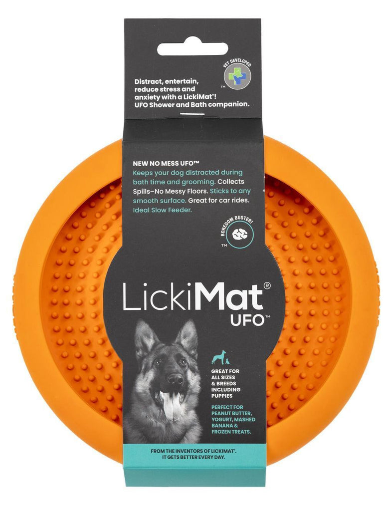 Lickimat UFO Slow Food Anti-Anxiety Licking Dog Bowl