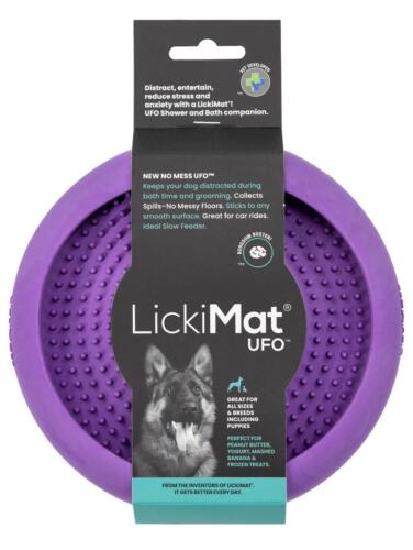 Lickimat UFO Slow Food Anti-Anxiety Licking Dog Bowl