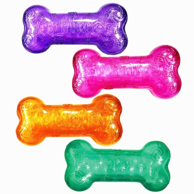 KONG Squeezz Crackle Bone - 4 Units