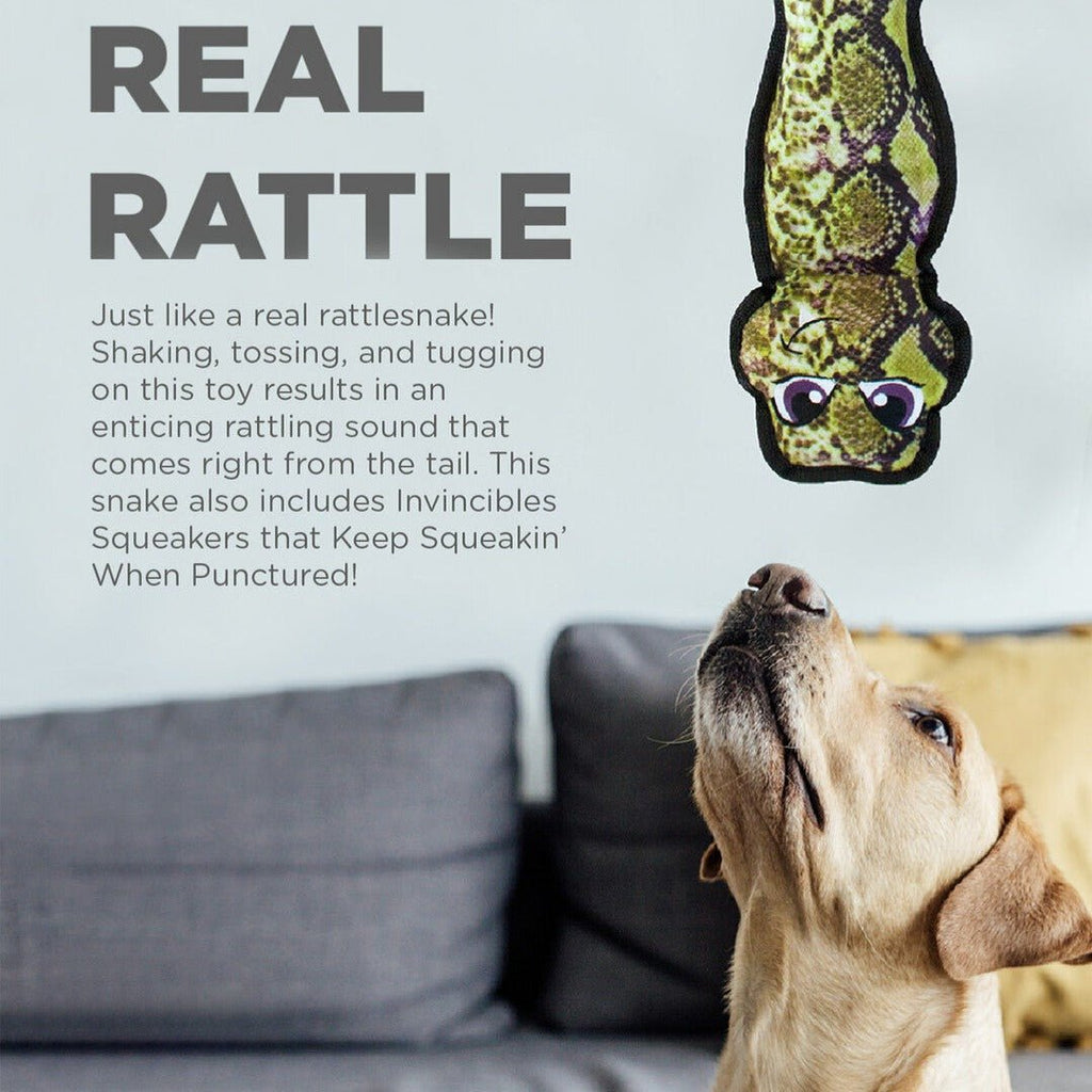 Outward Hound Invincibles Tough Skinz Rattlesnake