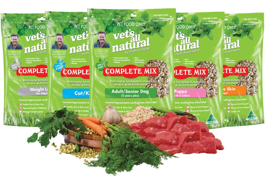 Vets All Natural Complete Mix Puppy Raw Dog Food 5kg