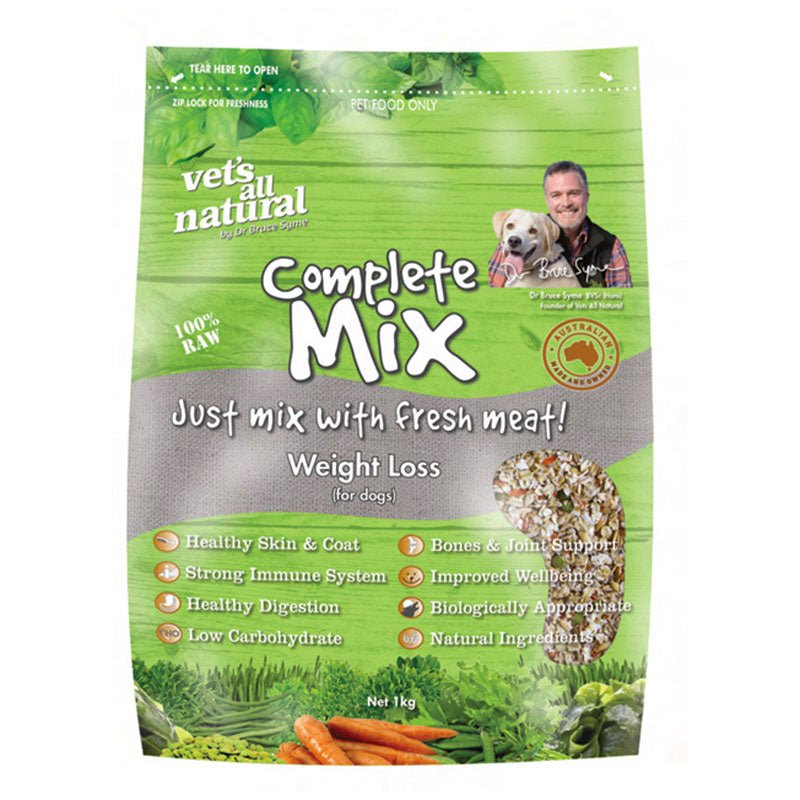 Vet's All Natural Complete Mix Weight Loss For Dogs- 1kg