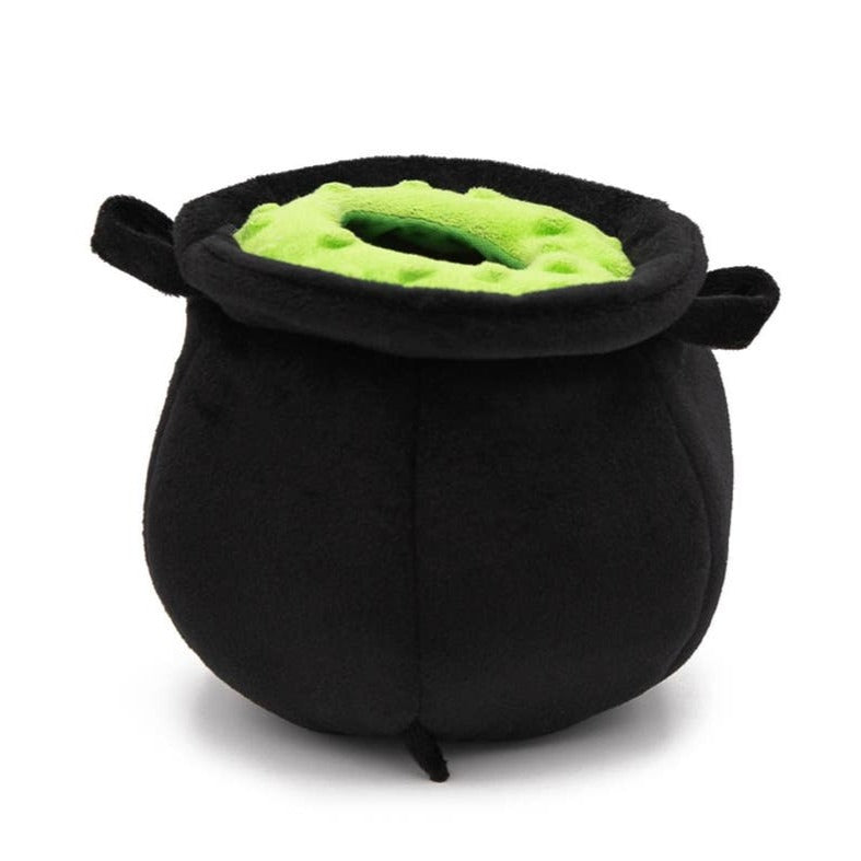 Zippy Paws Halloween Burrow Interactive Dog Toy - 3 Squeaker Toys in a Cauldron